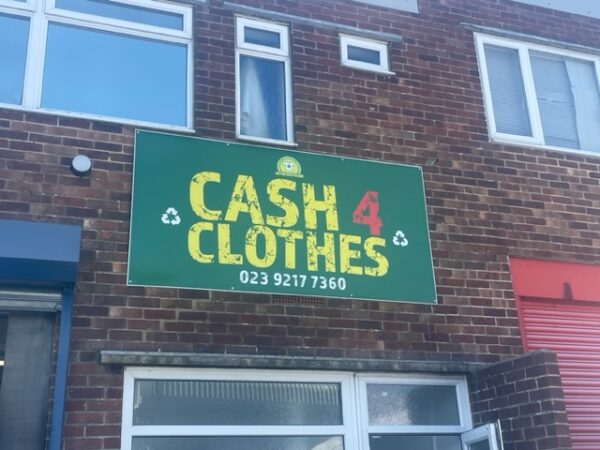 Cash 4 Clothes drop off textiles for recycling and raise funds for your charity or school in Waterlooville Portsmouth Hampshire